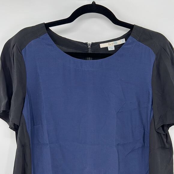 Boden Color Blocked Blouse - Blue/Black - 10 - Picture 2 of 6
